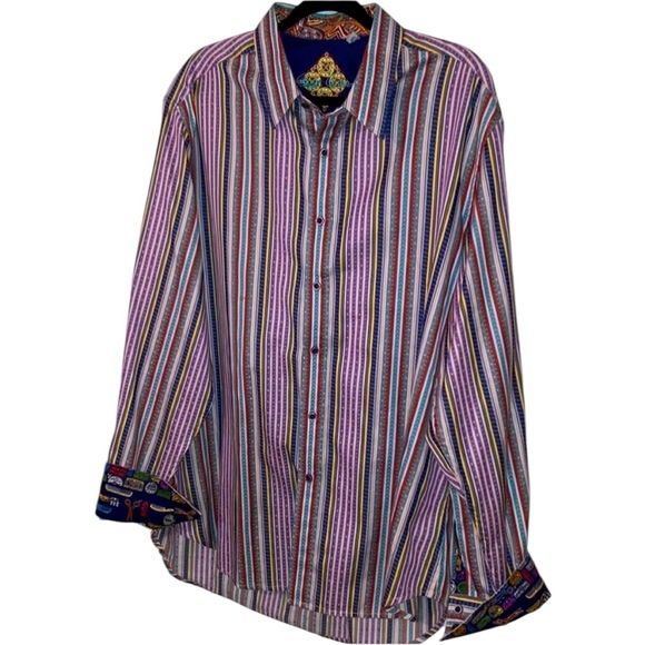 Robert Graham Long Sleeve Button Up SZ 2XL - Picture 1 of 12
